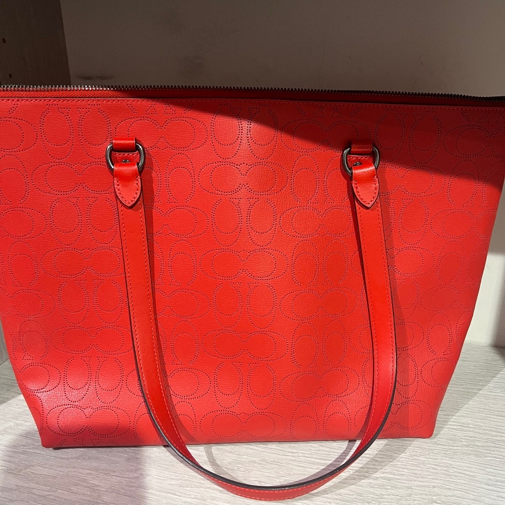 Red Coach Purse